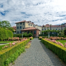 Biella Piazzo il giardino di Palazzo Gromo Losa